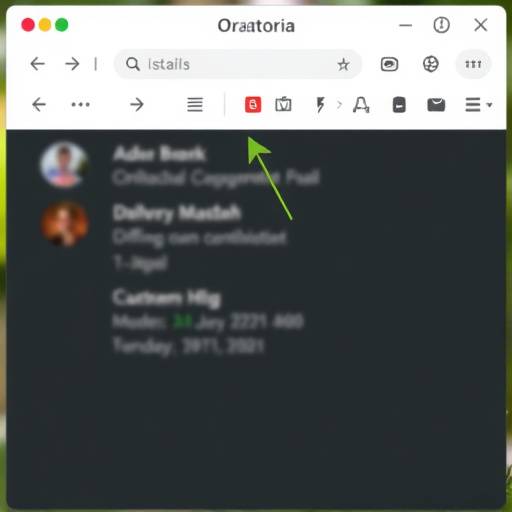 Captura de pantalla de una bandeja de entrada de correo electrónico, mostrando la dirección de correo de Oratoria Impacto.