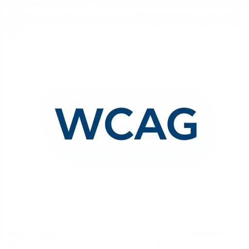 Logo de WCAG (Web Content Accessibility Guidelines), que representa el estándar internacional para la accesibilidad web.