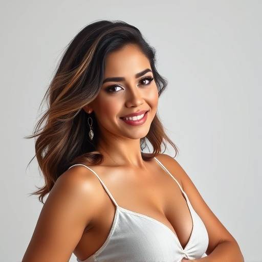 Retrato de Ana Rodriguez, alumna de Oratoria Impacto, transmitiendo una sensación de empoderamiento y seguridad.